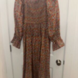 Floral Long Sleeve Dress